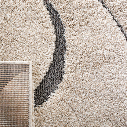 Tappeto SAFAVIEH Florida Shag Staka Abstract Waves da 1,2 pollici