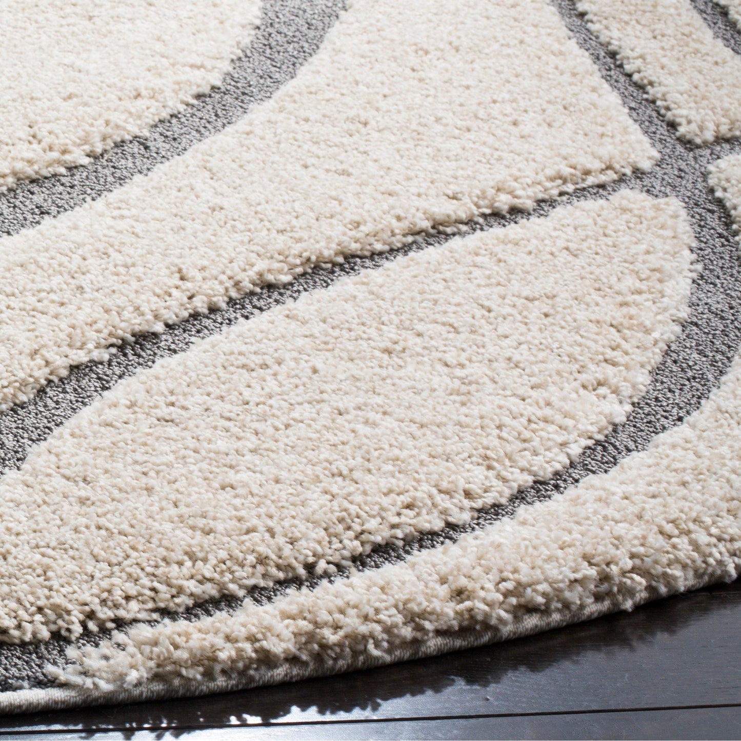 Tappeto SAFAVIEH Florida Shag Staka Abstract Waves da 1,2 pollici