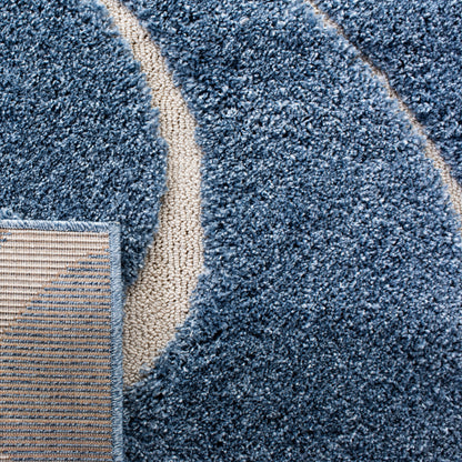 Tappeto SAFAVIEH Florida Shag Staka Abstract Waves da 1,2 pollici