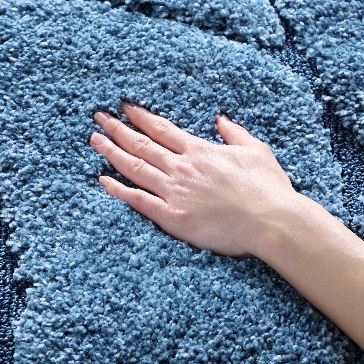 Tappeto SAFAVIEH Florida Shag Staka Abstract Waves da 1,2 pollici