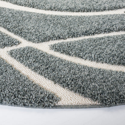 Tappeto SAFAVIEH Florida Shag Staka Abstract Waves da 1,2 pollici