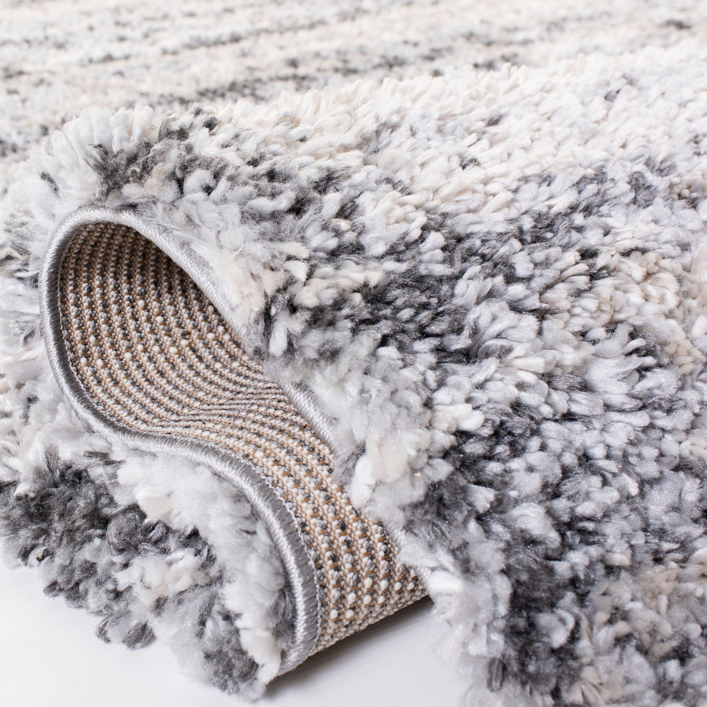 Tappeto moderno astratto SAFAVIEH Fontana Shag Lenchen, spesso 2 pollici