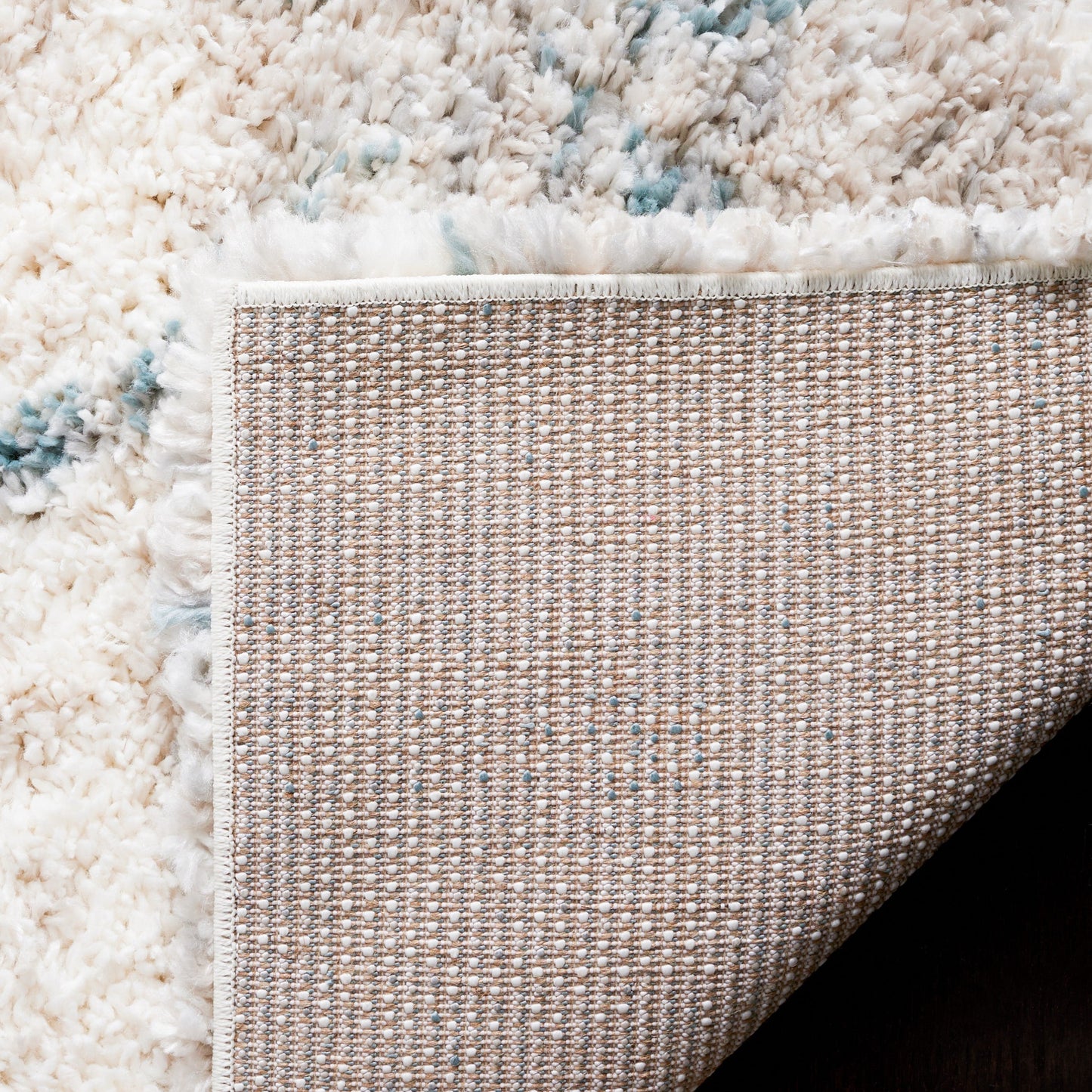 Tappeto moderno SAFAVIEH Fontana Shag Marye a traliccio spesso 2 pollici