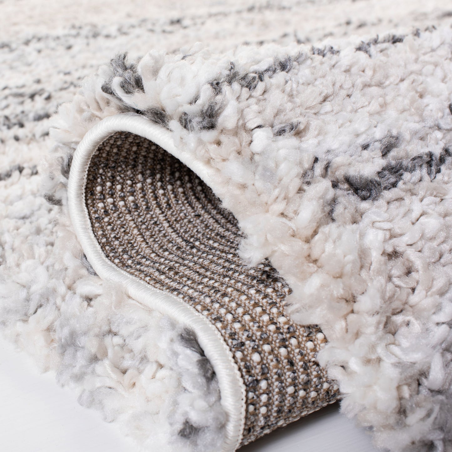 Tappeto SAFAVIEH Fontana Shag Mevlide Modern Stripe da 2 pollici di spessore