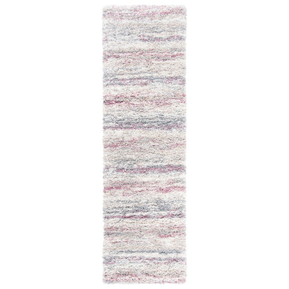 Tappeto SAFAVIEH Fontana Shag Mevlide Modern Stripe da 2 pollici di spessore