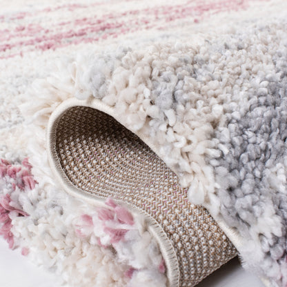 Tappeto SAFAVIEH Fontana Shag Mevlide Modern Stripe da 2 pollici di spessore