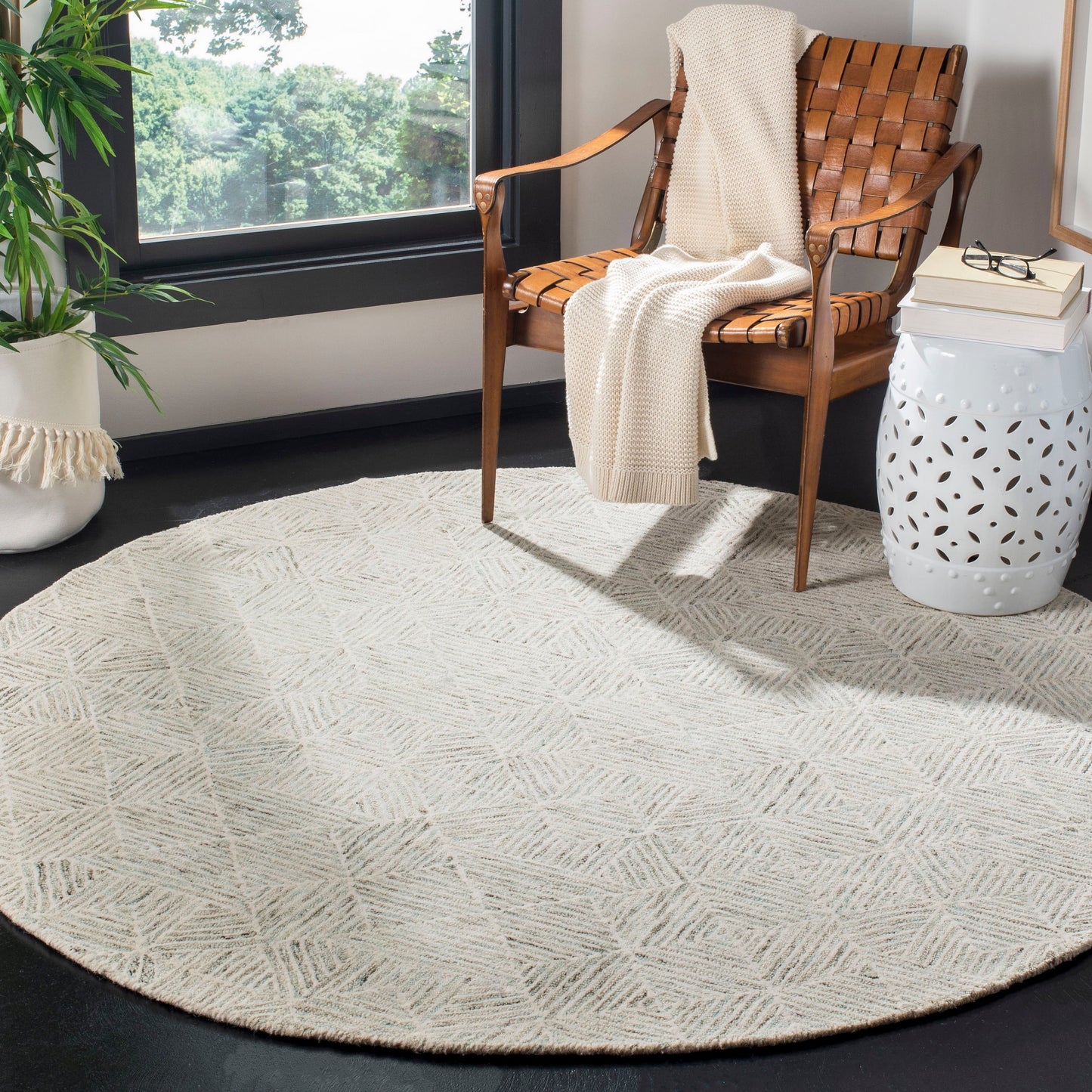 Tappeto moderno in lana Harmanna astratto fatto a mano SAFAVIEH