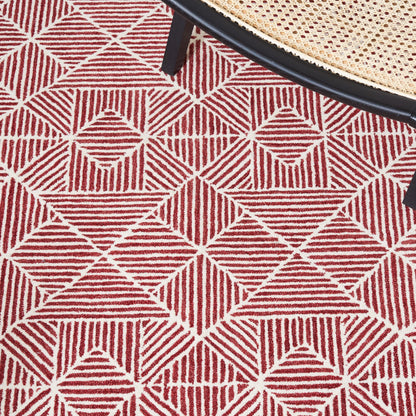 Tappeto moderno in lana Harmanna astratto fatto a mano SAFAVIEH