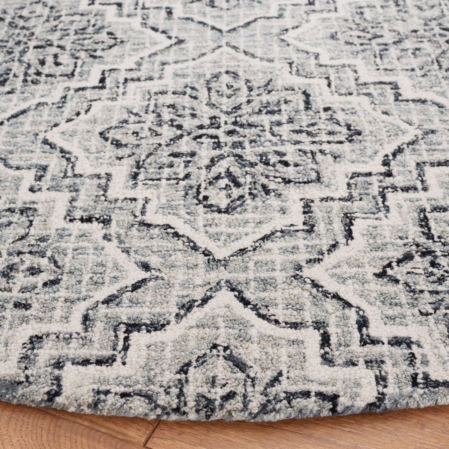 SAFAVIEH Tappeto moderno in lana Ingegerd astratto fatto a mano