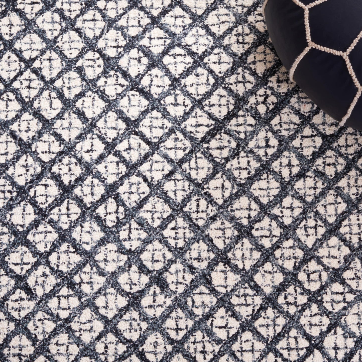 Tappeto moderno in lana Suhad astratto fatto a mano SAFAVIEH