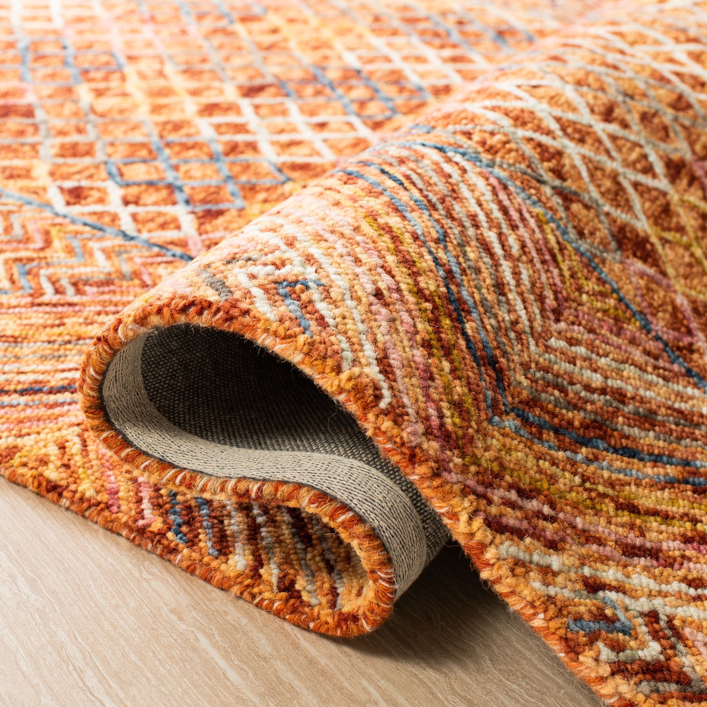 SAFAVIEH Lana tribale bohémien ed eclettica fatta a mano in pioppo Esperanca