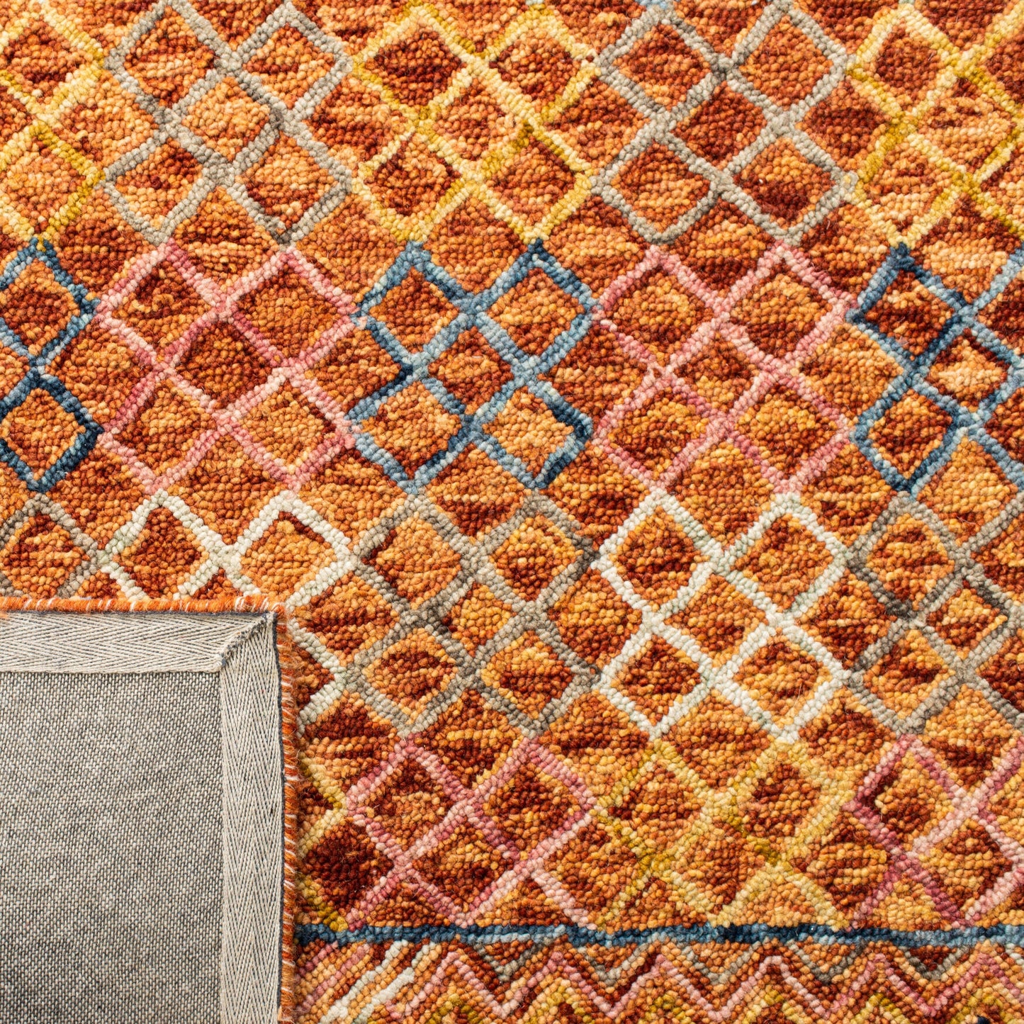 SAFAVIEH Lana tribale bohémien ed eclettica fatta a mano in pioppo Esperanca