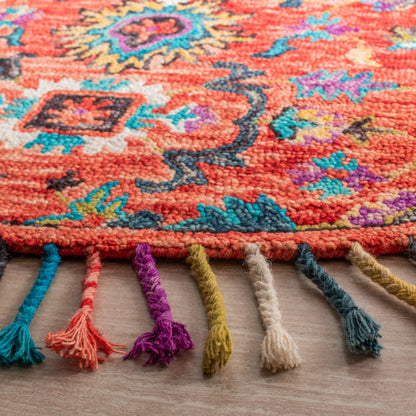 Tappeto a medaglione tribale in lana boho Aspen Irmingard fatto a mano SAFAVIEH