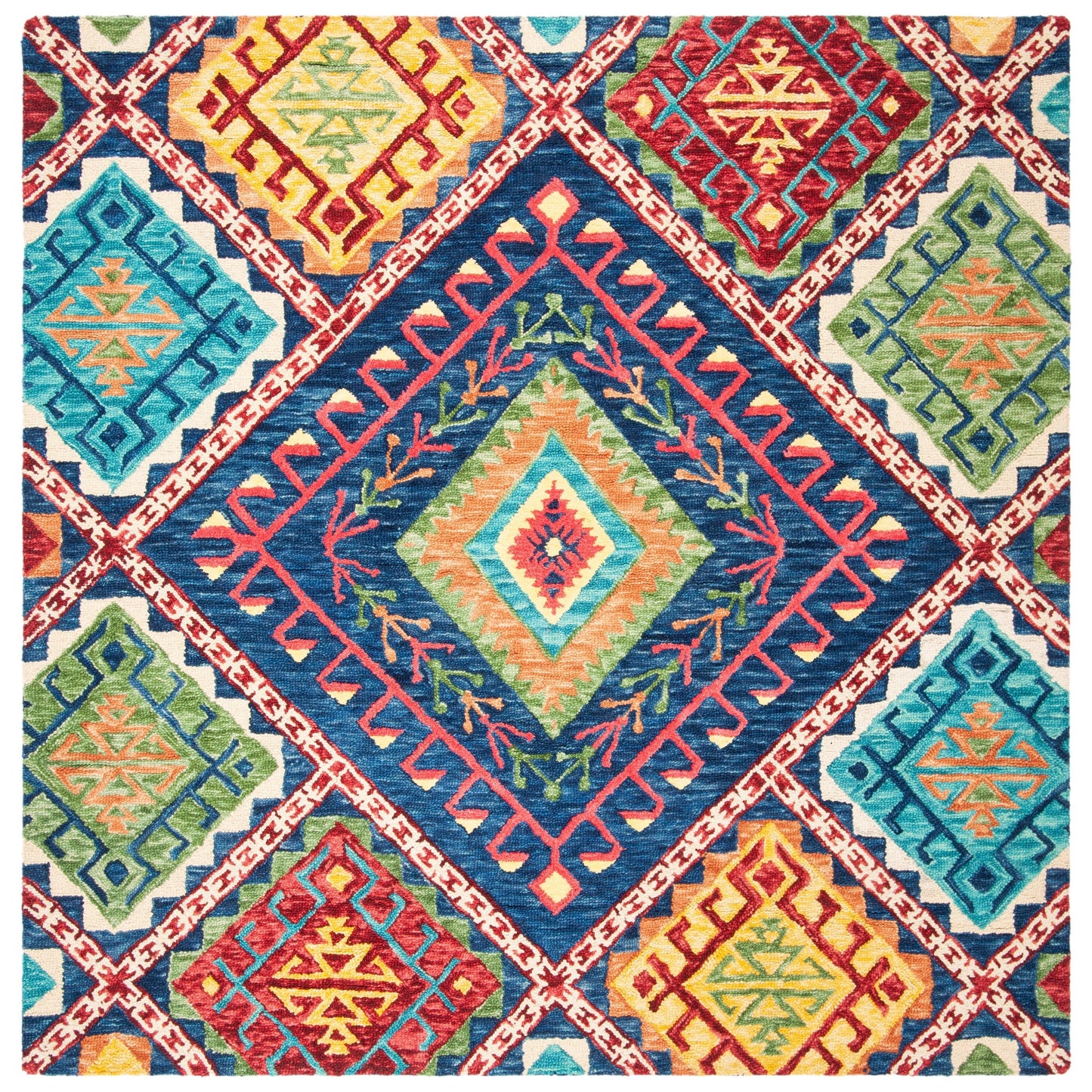 Tappeto tribale in lana boho Marisca fatto a mano SAFAVIEH Aspen