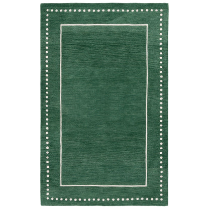 Tappeto in lana con bordo a pois Bella Mitana fatto a mano SAFAVIEH