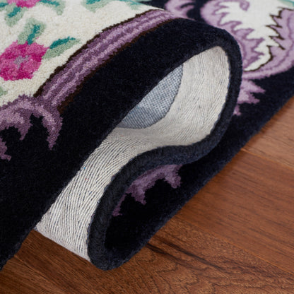 Tappeto in lana con medaglione orientale Tatevik Bellagio fatto a mano SAFAVIEH