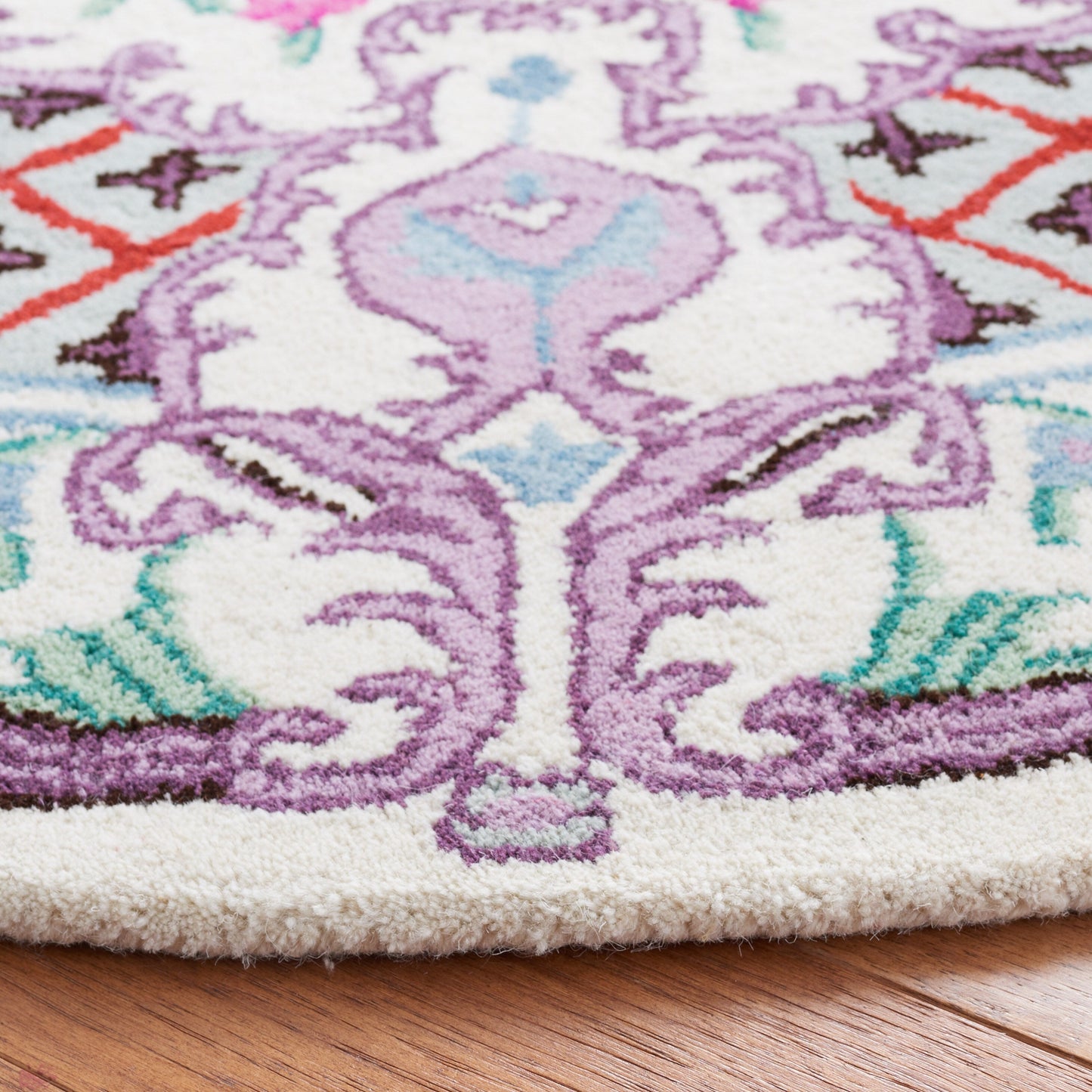 Tappeto in lana con medaglione orientale Tatevik Bellagio fatto a mano SAFAVIEH