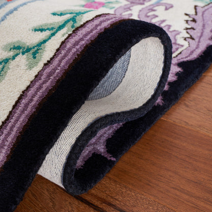 Tappeto in lana con medaglione orientale Tatevik Bellagio fatto a mano SAFAVIEH