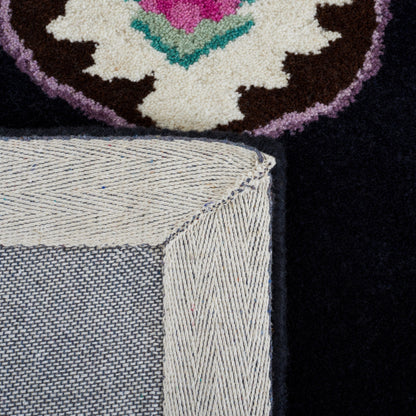 Tappeto in lana con medaglione orientale Tatevik Bellagio fatto a mano SAFAVIEH