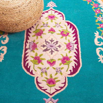 Tappeto in lana con medaglione orientale Tatevik Bellagio fatto a mano SAFAVIEH