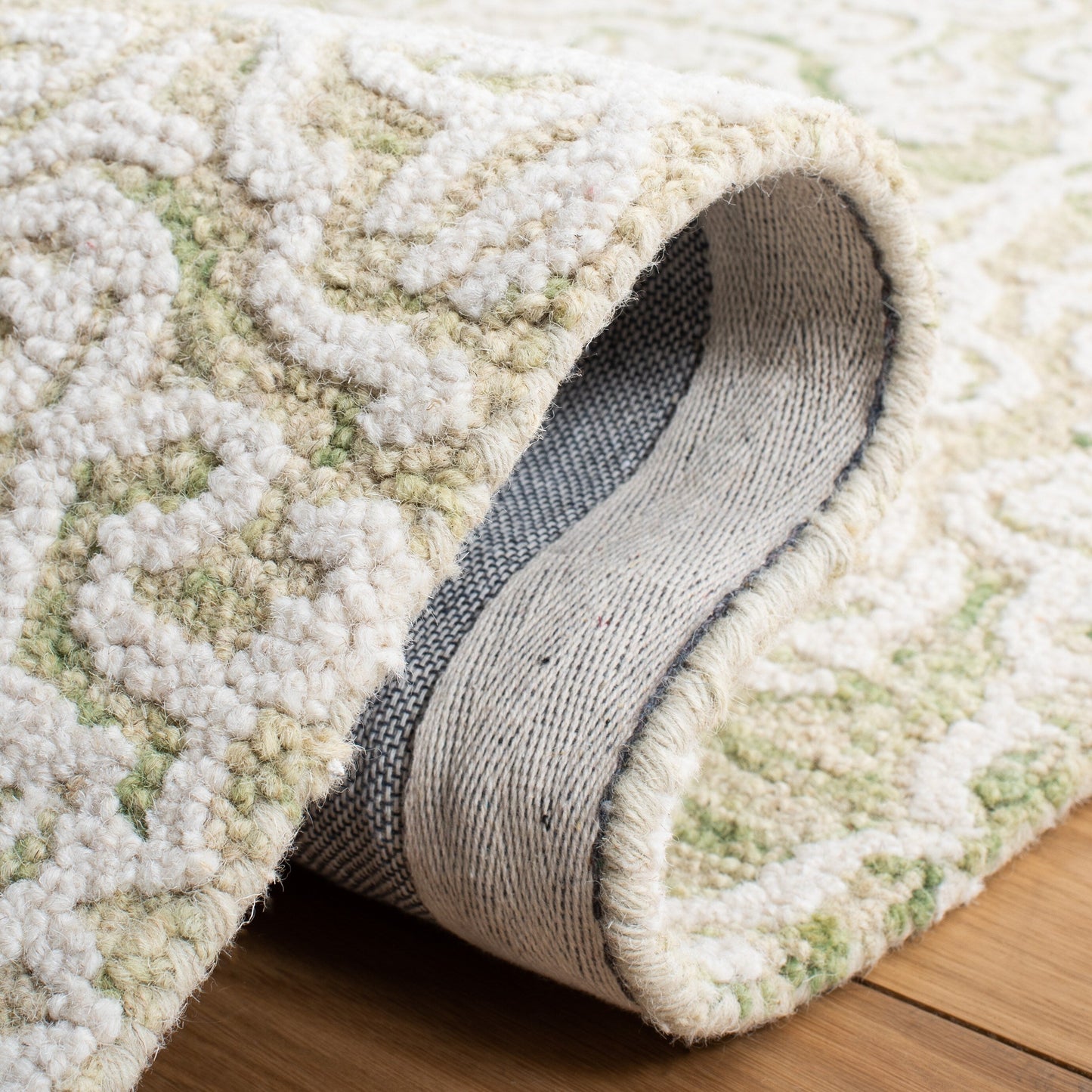 Tappeto moderno in lana floreale SAFAVIEH fatto a mano Blossom Cateluta