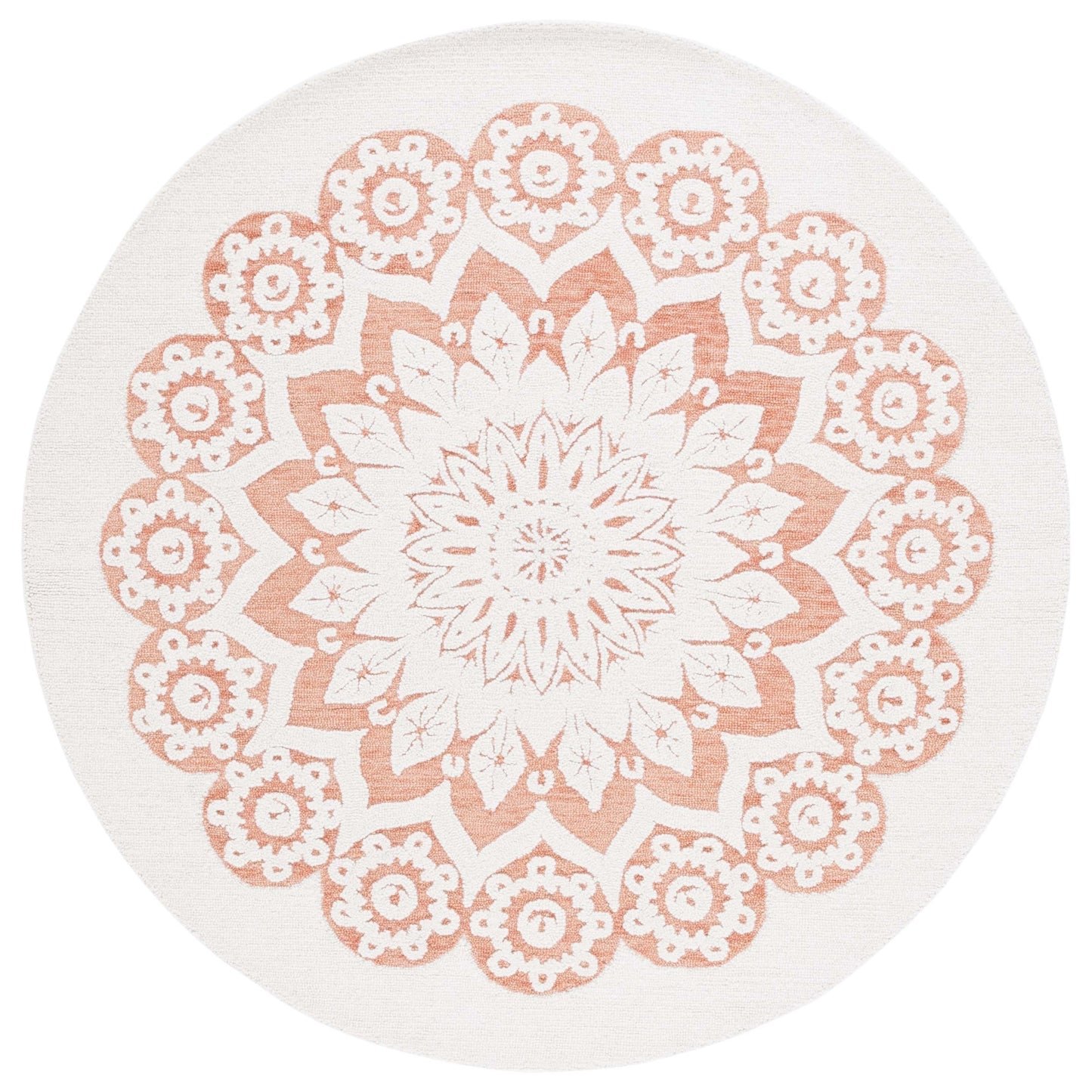 Tappeto moderno in lana floreale fatto a mano Blossom Oriella SAFAVIEH