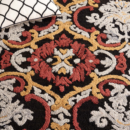 Tappeto in lana floreale Blossom Porzia fatto a mano SAFAVIEH