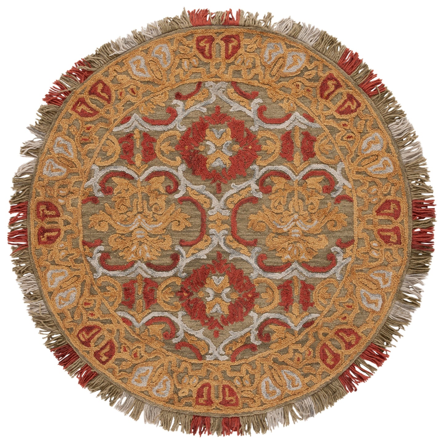 Tappeto in lana floreale Blossom Porzia fatto a mano SAFAVIEH