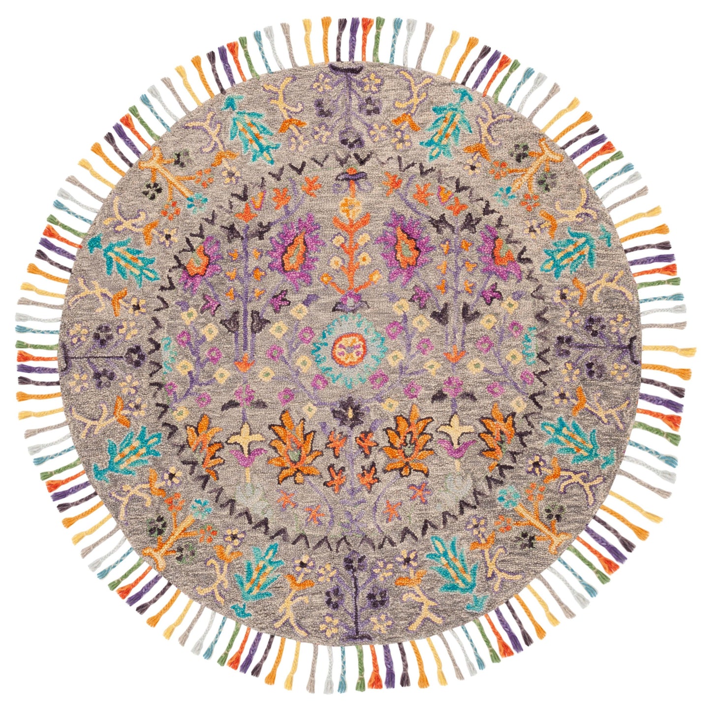 Tappeto moderno in lana floreale Takuko Blossom fatto a mano SAFAVIEH