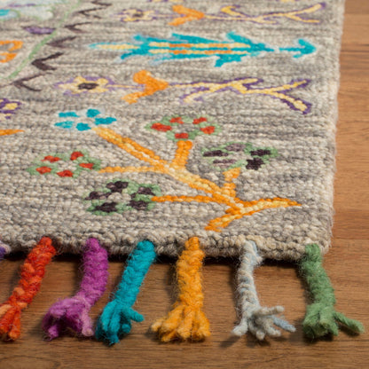 Tappeto moderno in lana floreale Takuko Blossom fatto a mano SAFAVIEH