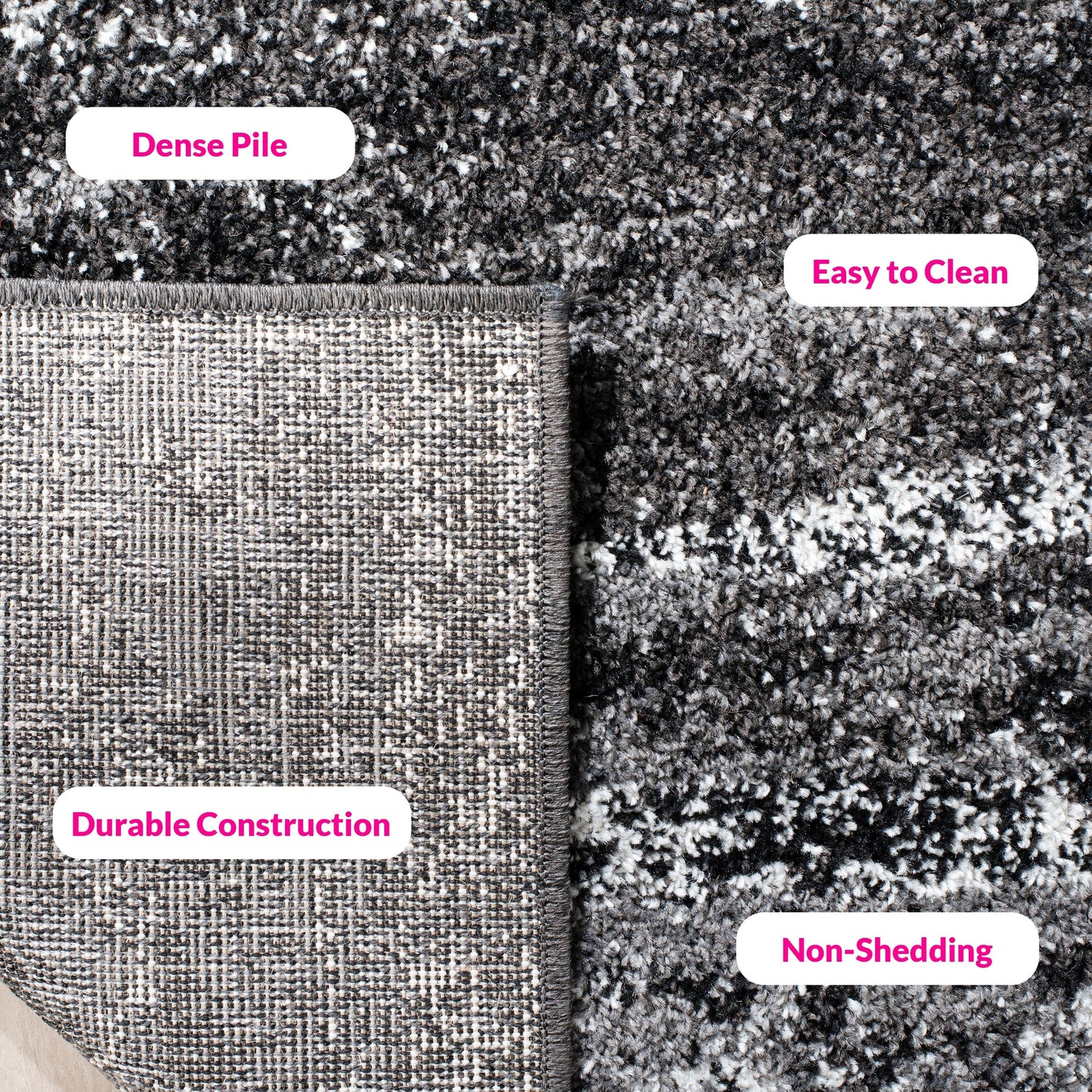 SAFAVIEH, tappeto astratto moderno Adirondack Allegonda