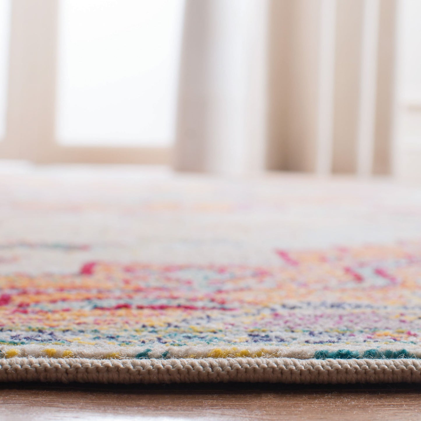 SAFAVIEH, tappeto a medaglione vintage Boho in cristallo Naimat