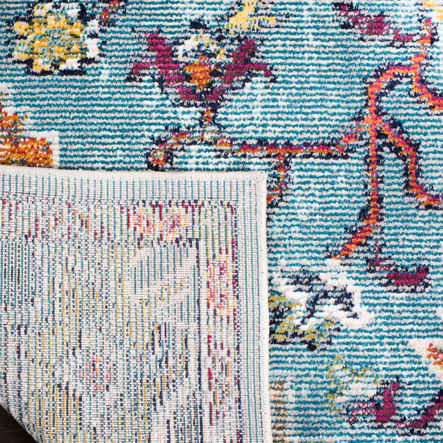 SAFAVIEH, tappeto a medaglione vintage Boho in cristallo Naimat