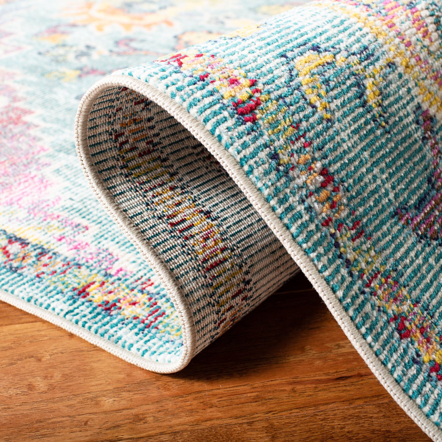 SAFAVIEH, tappeto a medaglione vintage Boho in cristallo Naimat