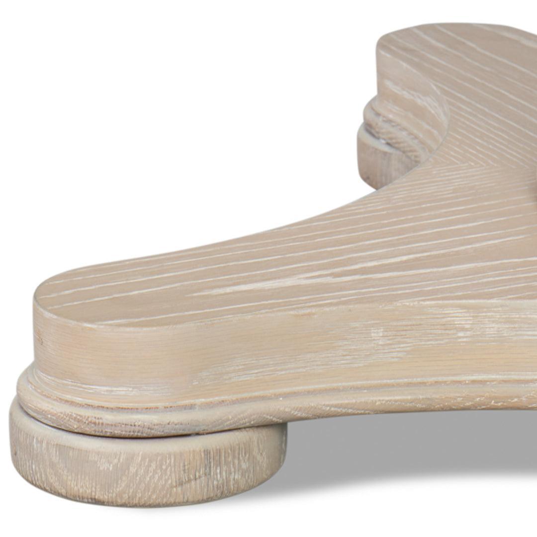 Tavolo da pranzo rotondo Whitewash Star