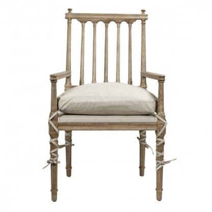 Poltrone da pranzo con cuscino e cravatta Ballet - Coppia