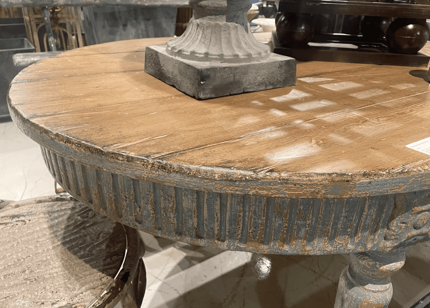 Tavolo da pranzo in cassis blu francese