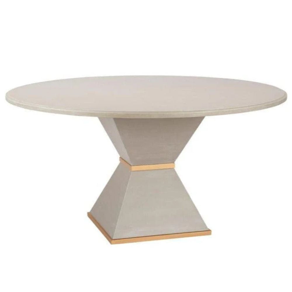 Tavolo da pranzo con piedistallo rotondo Silhouette