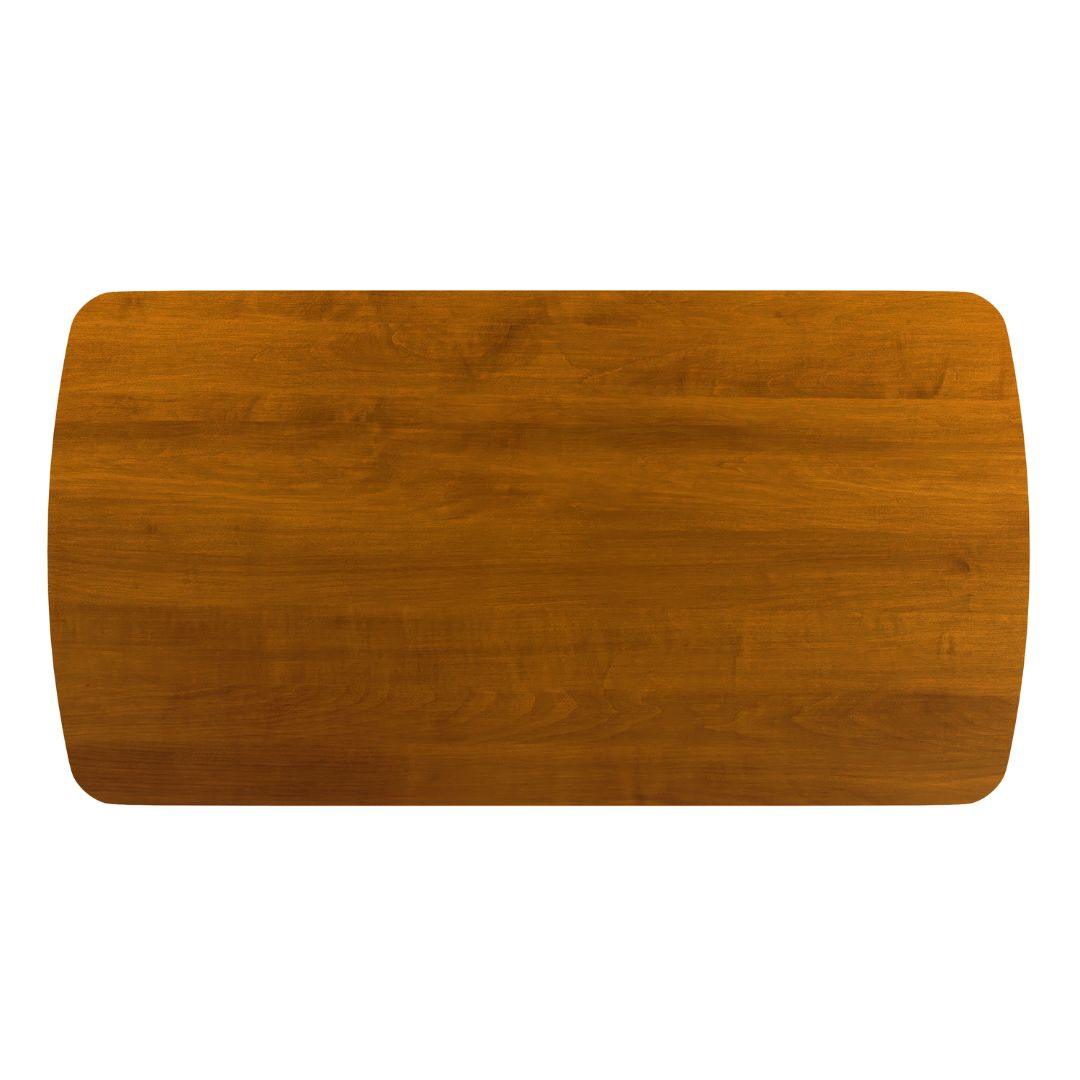 Tavolo da pranzo con gambe arcuate di metà secolo