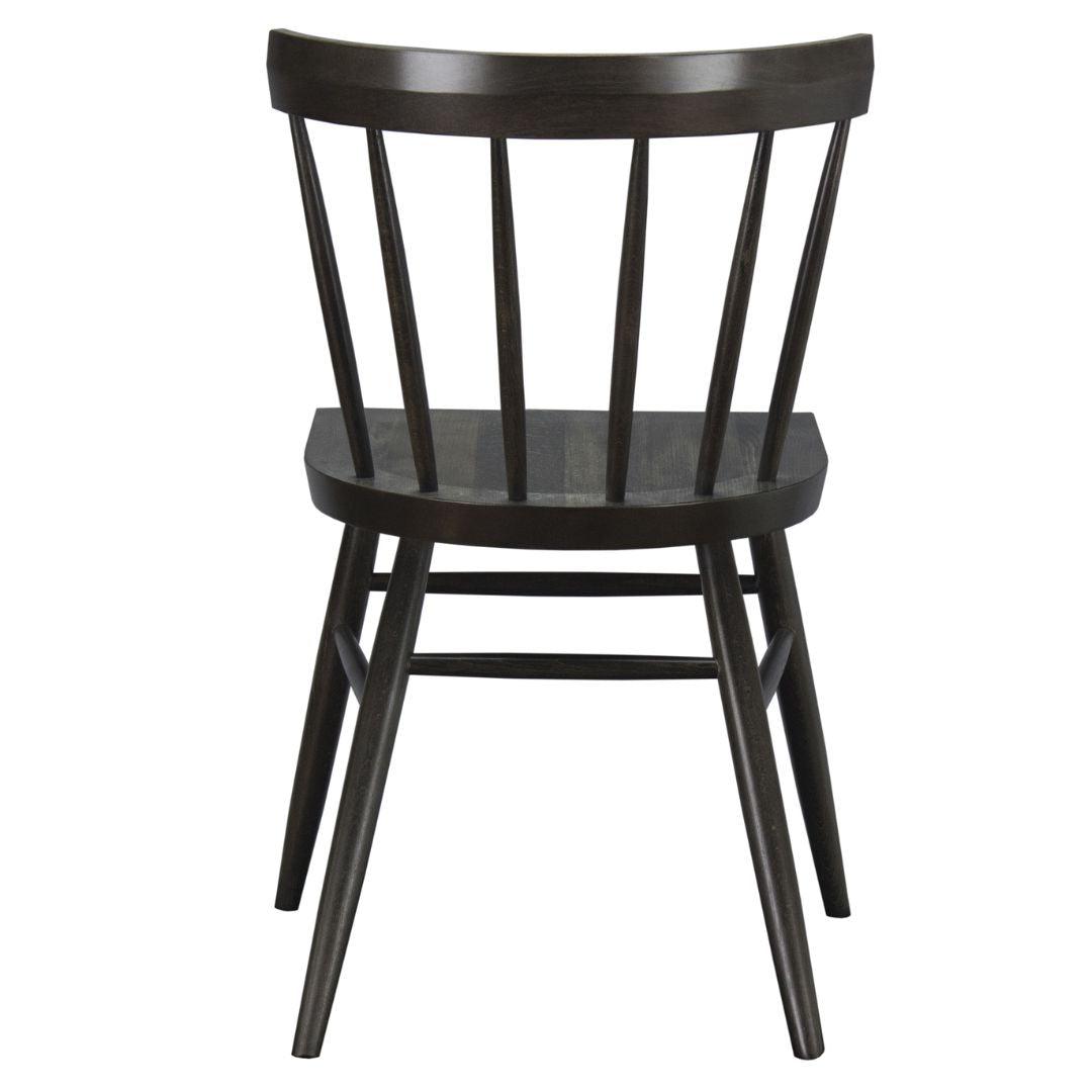 Sedia da pranzo moderna con schienale a doghe in stile fattoria