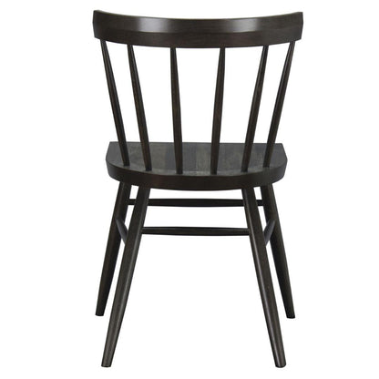 Sedia da pranzo moderna con schienale a doghe in stile fattoria