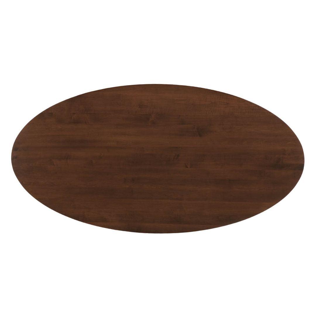 Tavolo da pranzo ovale in stile Mid-Century