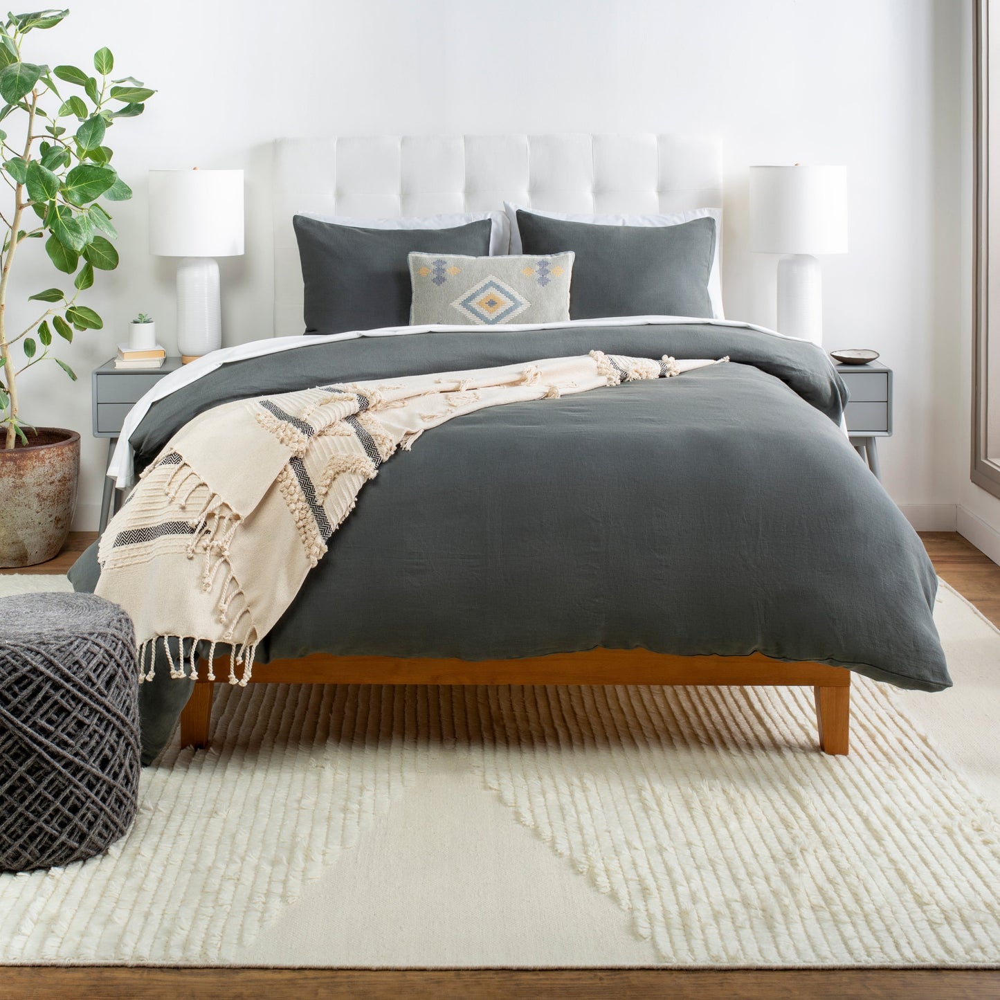 Set copripiumino in lino massello Suzzy di Artistic Weavers