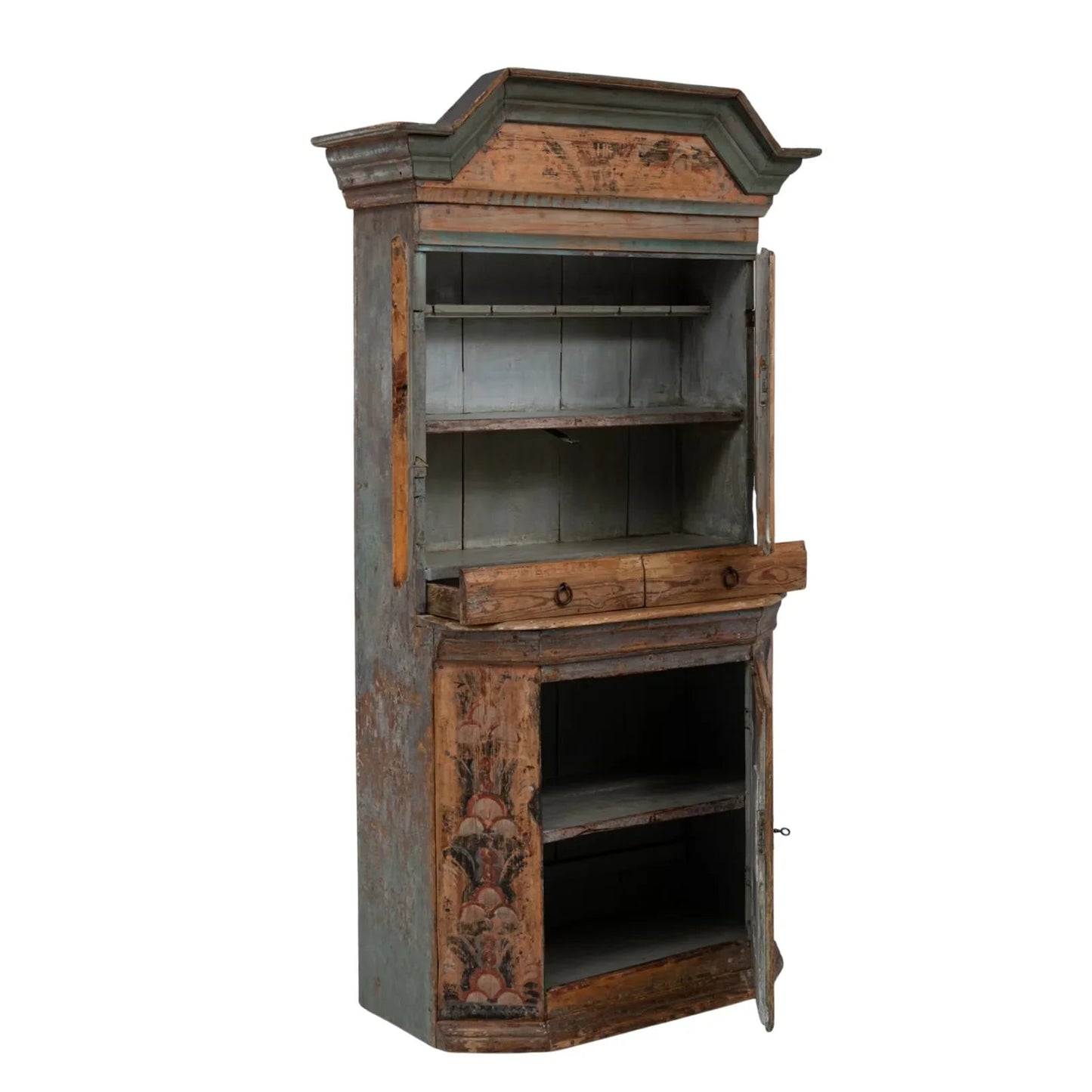 Mobiletto estivo floreale svedese, circa 1900