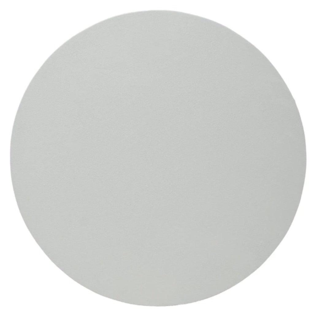 Tavolino da caffè rotondo per esterni Tambor bianco