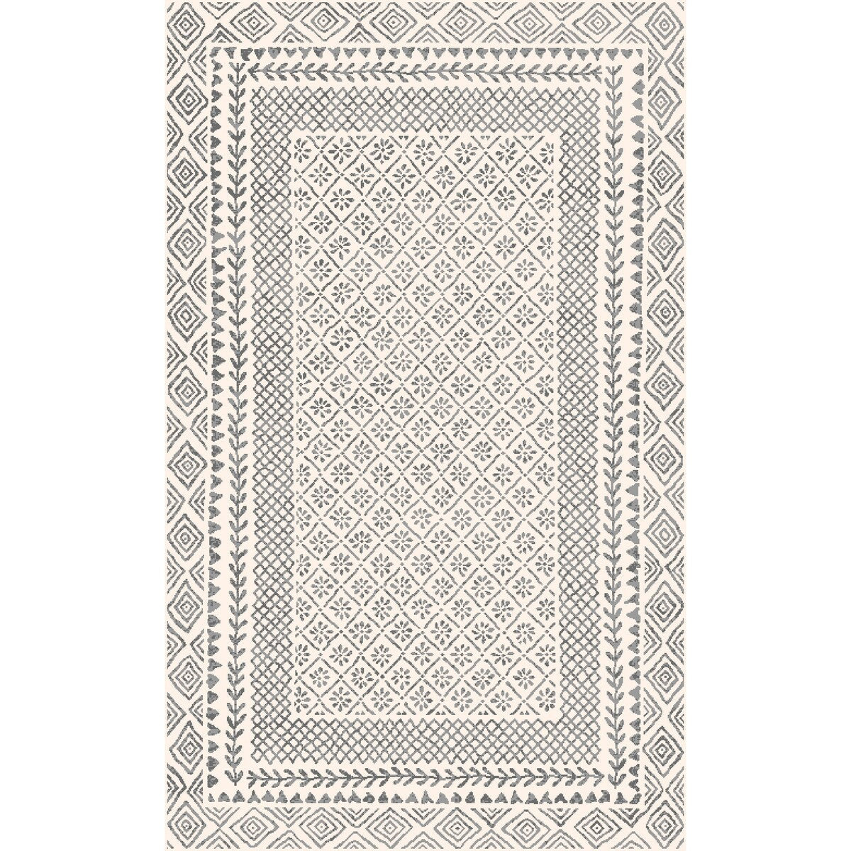 Tappeto Livabliss Tiffany Grey Bohemian Border