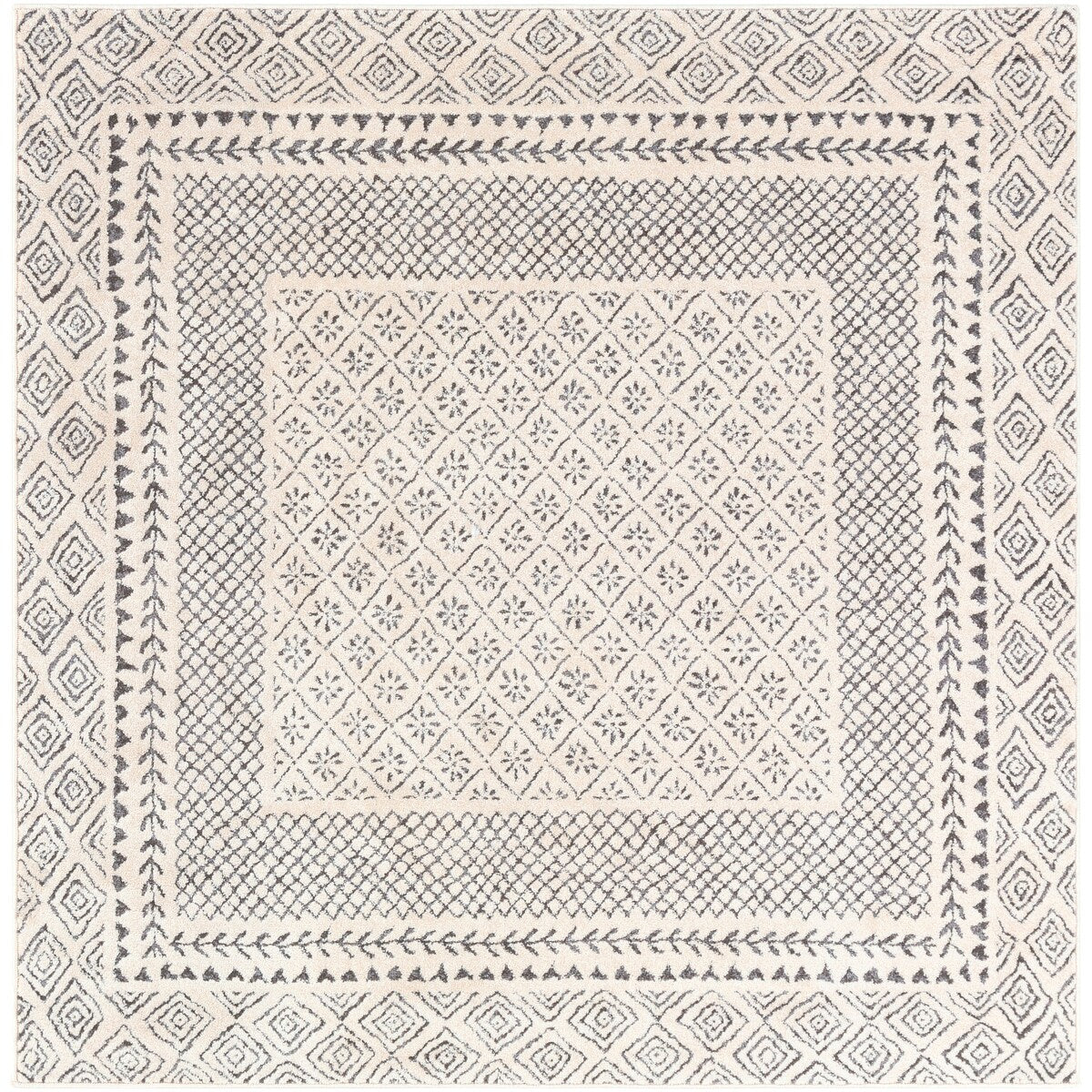 Tappeto Livabliss Tiffany Grey Bohemian Border