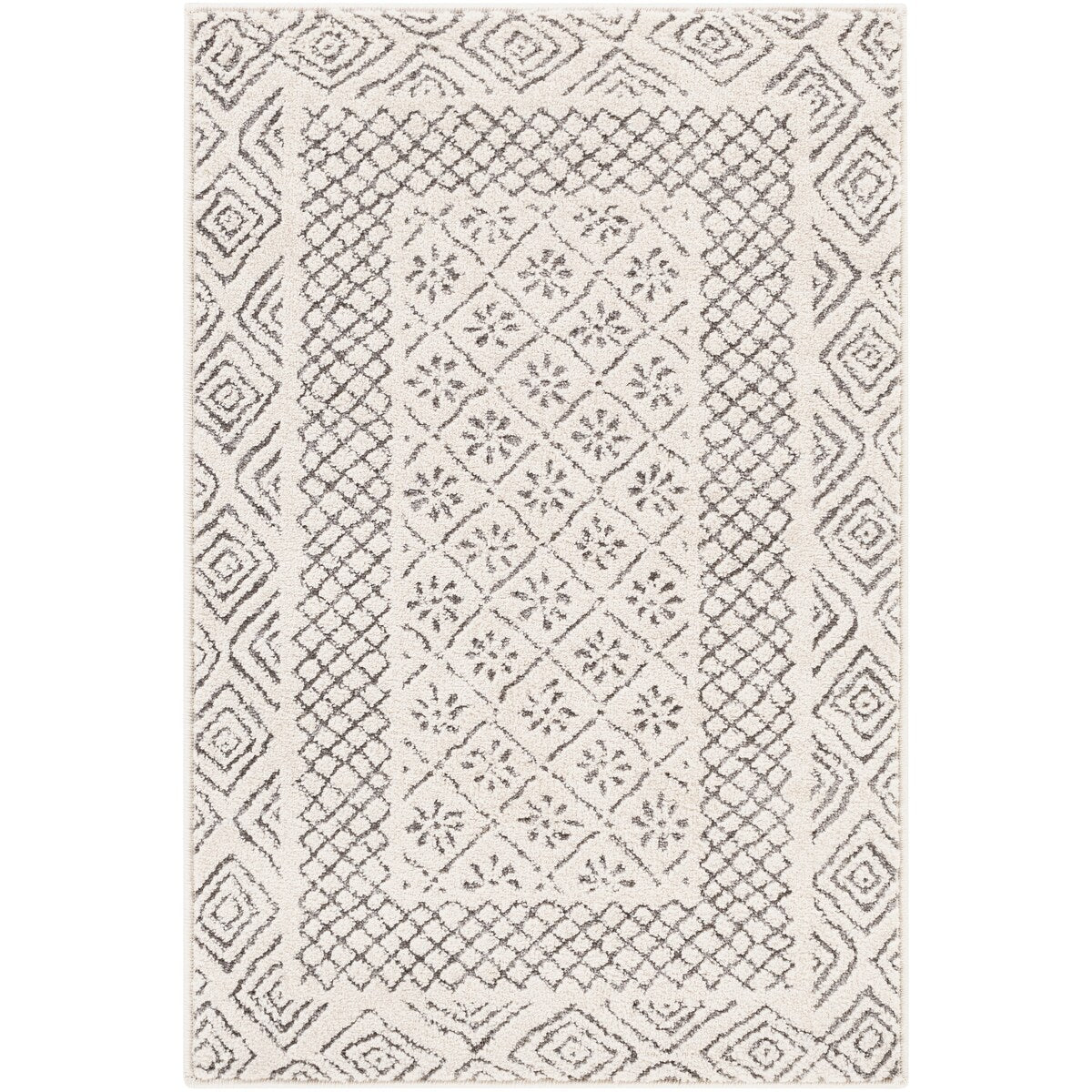 Tappeto Livabliss Tiffany Grey Bohemian Border