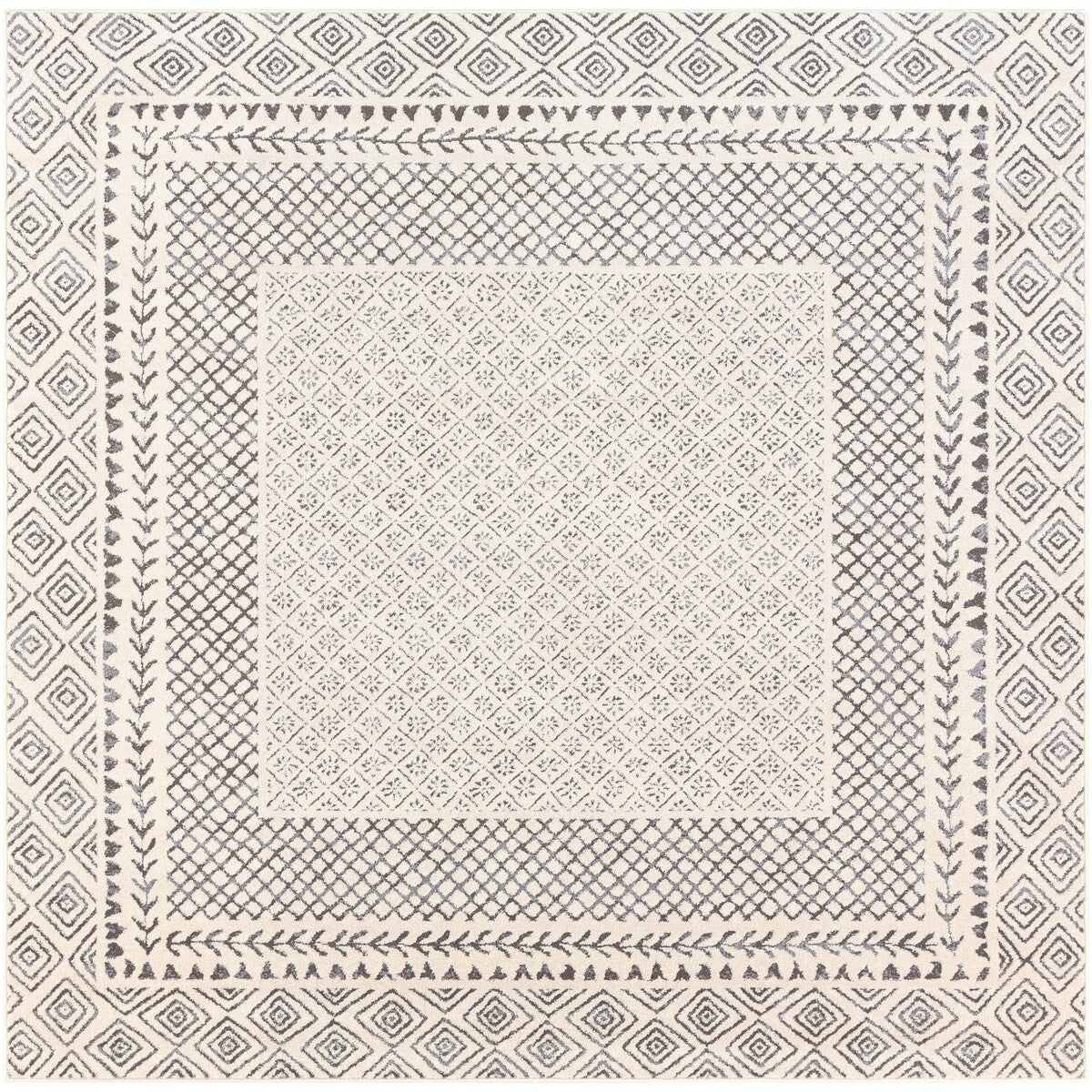Tappeto Livabliss Tiffany Grey Bohemian Border