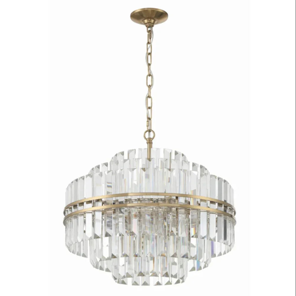 Lampadario di cristallo a più livelli Contempo